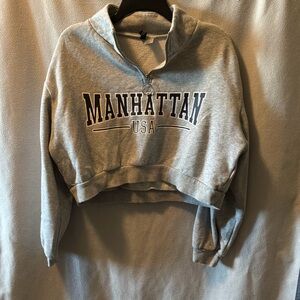 Divided Light Gray Pullover